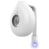 Sulxyi Toilet Night Light, Color Changing Toilet Light, LED Toilet Bowl Light, Smart Toilet Light, Battery Powered Toilet Light, 8 Color Changing Options Smart Sensor Technology Home Gadget for Men, Women