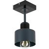 alfalux Lampada A Sospensione Lampada Da Soffitto LED Con 1 Paralume In Metallo E Legno Per Soggiorno Camera Da Letto Cucina Stile Moderno AN10x10SC