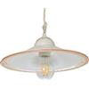 VANNI LAMPADARI - Lampadario a Sospensione Mimosa- Lampadario Camera da Letto in Ceramica- Lampadario Soggiorno Decorato a Mano- Lampadario Cucina- Lampadario Cameretta, 30 cm, Ocra