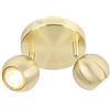 Qazqa gissi - Faretto Moderno - 2 luce - H 145 mm - Oro/Ottone - Moderno - Soggiorno I Camera da letto I Sala da Pranzo I Cucina