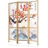 murando - Paravento Decorativo Monofacciale Fiori di Ciliegio 135x172 cm 3 Pannelli Divisori - Stampa su un Lato su Tela in TNT - Separe Divisorio per la Casa Stile Giapponese - Asiatica p-B-0049-bh-b