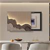 VOLDAX Copertura del Pannello Elettrico Decorativa Copri Cassaforte A Muro, Quadro Decorativo di Lusso Leggero della Scatola del contatore Elettrico(Orange 2,50 * 40cm/19.7 * 15.7in)