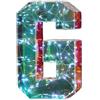 Maimeili LED Marquee Letter Lights Light Up Letters Glitter Alphabet Letter Sign Batteria alimentata per la festa di compleanno Regali per ragazze di matrimonio Home Bar Decorazione di Natale con USB