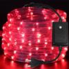 HEGEHE - 220V Striscia LED da esterno [1m, Rosso], IP67 Impermeabile Flessibile, 36 LEDs/m Tubo LED da interno, Illuminazione a 360°, Decorazione per casa e negozio
