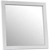 Gicos Specchio quadrato da parete cornice in legno colore bianco 30 * 30 cm NOF-817939