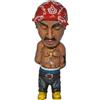 Stgbcst Statua di souvenir hip hop nera 3 x 5 x 10 cm, decorazione hip-hop, artigianato nero, adatto per collezioni di camere da letto da ufficio (stile 4)