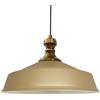 Bamyum Asletl-Knob Lampada a sospensione - 40 cm moderna lampada a sospensione in metallo per cucina isola, soggiorno e sala da pranzo - beige