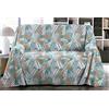 SpazioTessile Copritutto Arredatutto Telo arredo Copridivano Copriletto Fantasie Montagna Letto Divano 100% Puro Cotone Misure Maxi (Foglia, 300x300)
