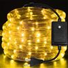 HEGEHE - 220V Striscia LED da esterno [1m, Giallo], IP67 Impermeabile Flessibile, 36 LEDs/m Tubo LED da interno, Illuminazione a 360°, Decorazione per casa e negozio