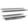 VI.TEL. Kit Scolapiatti Acciaio Inox con Supporto Vasca da 56 cm per pensili da 60 cm griglia portapiatti MADE IN ITALY KIT COMPLETO