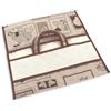 hobbymio.it Borsa porta vivande in tessuto da ricamare a punto croce, Porta Torte da ricamare a Punto Croce, Porta Torte da trasporto in Tessuto Trapuntato, tela aida (118 Fattoria)
