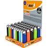 BIC J26 Long-Lasting Maxi Lighters that lasts for up to 3,000 lights, Assorted Colour, Tray of 50