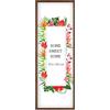 MG Design Cornice 50 x 140 cm - colore Marrone, in legno, con vetro acrilico - da appendere in verticale o in orizzontale, senza sfondo, per foto, poster, puzzle