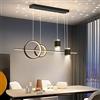 LIUYU Lampadari cucina moderni, altezza regolabile di 100cm Lampade a sospensione moderne, 45W con funzione di proiezione Lampadario cucina a sospensione dimmerabile