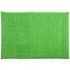 MSV - Tappetino da bagno in microfibra di ciniglia - Pelo lungo, antiscivolo - Comodo anello per appenderlo - Comfort e igiene ottimizzati - Verde basilico - Tappetino singolo - 60x90 cm
