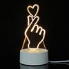 Ulalaza Luce notturna 3D Illusion Lampada luce calda Luci camera da letto soggiorno Decorazioni Natale Halloween Regali di compleanno per bambini Bambini