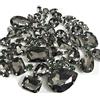Brillabenny 58 Pietre CASTONI Strass da Cucito Mix Cristallo CABOCHON Rhinestone Decori Accessori Bijoux Abito (Grigio Fume' Diamond)