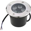 Foyou Faretto LED Calpestabile da Esterno 5W - Segnapasso ad Incasso IP65 Luce Bianca Fredda 6000K, Alimentazione 85-265V per Vialetto, Giardino e Sentieri