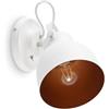 Lindby Applique dimmerabile (Moderno) colore Bianco, in Metallo ad es. Soggiorno & Sala da pranzo applique