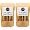 La Casa degli Incensi - Palo Santo Incenso Purificazione Naturale, Originale Perù, Raccolta Etica, Qualità Premium, 2 confezioni (tot. 16 legnetti), Confezione Ermetica…