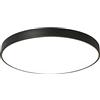 Generic Plafoniera LED Rotonda, Lampada da soffitto Moderna nordica per cameretta dei Bambini, Nero + Bianco Freddo, 30 cm, 18 W