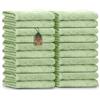 NatureMark Asciugamani Ospite - Confezione da 20 (30x50 cm), 100% Cotone, Certificati OEKO-TEX, Morbidi, Assorbenti e Facili da Lavare - Per Bagno, Ospiti & Spa - Verde Muschio
