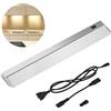 BAKAJI Lampada Luce Sottopensile Cucina Lunghezza 90cm Barra 90 LED 15W Bianco Naturale 4000K Alta Luminosità 1200LM Faretto Slim Sotto pensile per Mobili in Alluminio con Paralume Orientabile