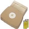 MohMus 10 Sacchetti + 10 Profumi per Aspirapolvere Lux Electrolux Lux1, Lux 1, Classic, Royal, D 820 - D820, Staubcontainer