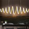 BAKAJI Lampadario LED Forma Spirale in Alluminio Luminosità 3600Lm Luce Bianco Freddo 6000K 58W Risparmio Energetico Lampada a Sospensione da Soffitto Design Moderno Dimensione 100 x 160 cm