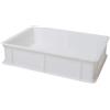 COSE DA CASA Cassetta per impasti palline lievitazione pizza panette pane cm 40X30 alta cm 10 professionale contenitore cibo cassa sovrapponibile certificata per alimenti (Cassetta 40x30x10)