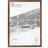CLAMARO COLLAGE 20 Cornice 23x33 realizzata a mano su misura | Noce | Moderna cornice slim in MDF da 20 mm di larghezza in legno, design moderno, inclusa lastra in acrilico, pannello posteriore e