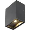 SLV BIG QUAD lampada da parete, LED, squadrato, antracite, 3,2W IP44 3000K 4,5W