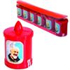 Amami BEAUTY Portacandele di San Pio, Set di 6 Pezzi, Rosso e Rosa