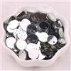 Whakano Paillettes rotonde da 10mm, paillettes per lavori manuali, paillettes con foro, paillettes per artigianato, squame di paillettes in PVC, per produzione fai-da-te, abbigliamento, lavori manuali