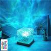 Omuotaut Lampada Aura di Mezzanotte a forma di cubo nordico - Luce notturna ad acqua in 16 colori, luce notturna a LED con controllo dimmerabile