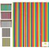 MadeInNature® - Tenda per porta, in cinghie di plastica, di alta qualità, per interni ed esterni, Larghezza 90 cm x Lunghezza 220 cm, diversi modelli a scelta (multicolore)