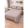 GX GARGIX Completo Letto Matrimoniale in Flanella - Set Lenzuola Calde Invernali, Morbide Varie Fantasie (GX-OFM-4, Matrimoniale)
