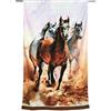 Tex family Telo Mare in Spugna Cavalli Painting Misura Grande cm. 90 X 170