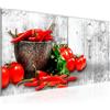 Runa Art Quadri Moderni Cucina Spezie Tela Non Tessuta Soggiorno Corridoio Cibo Grigio 019212c