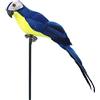 LICHENGTAI Pappagallo Artificiale Modello Realistico Pappagallo Piuma Colorata Finti Pappagalli Artificiali Uccelli Simulazione Modelli di Uccelli per Esterno Casa Giardino Prato Albero Decor