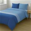 IL BOTTEGONE - Parure Copripiumino Matrimoniale 100% Cotone set completo di sacco e federe; Letto Matrimoniale Colore: Polo Azzurro