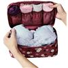 DUBENS - Borsa per biancheria intima, per reggiseni, calze, organizer da viaggio, borsa portaoggetti in tessuto Oxford impermeabile, colore rosso