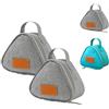 HeFZiYMOZaDP 2 Pezzi Borsa Termica Termica per Esterni,Mini Borsa Termica per Yogurt,Borsa Termica per Alimenti, per Frutta, Verdura, Snack, con Fodera Isolante per Esterni, Lavoro, Scuola