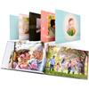colorland. Album di ricordi fotografici libro fotografico personalizzabile album foto fai da te con pagine nere fotolibro con copertina e formato personalizzati (Formato: A4, Orizzontale/Pagine: 36)