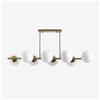 SKLUM Lampada da soffitto in ferro e sfere di vetro Uvol - ︎ 105 cm
