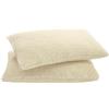 Bonazzi Home, coppia di federe, due federe per cuscino 100% lana vergine Merino agnellata, 100% MADE IN ITALY (80x50cm)