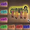 ASD Jewerly Nome Personalizzato Metallo Judo Medaglia Hanger Display Rack per Premi Nastri con Luce LED, Supporto Medaglia Sport Personalizzato per Parete, Award Rack