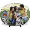LolaPix Pietra Ardesia Personalizzata con Foto, Immagine o Testo. Forma Ovale 27x36cm. Diverse Dimensioni e Forme Disponibili.