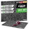 STONELINE Set di 2 Taglieri in Vetro Temperato
