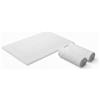 Ruoccohome Tappetini Bagno Professionali in Spugna di Puro Cotone 100% | Tappeto Scendidoccia Hotel e B&B Alta Grammatura 700gr, Bianco Ottico 50x70 cm (Set da 3)